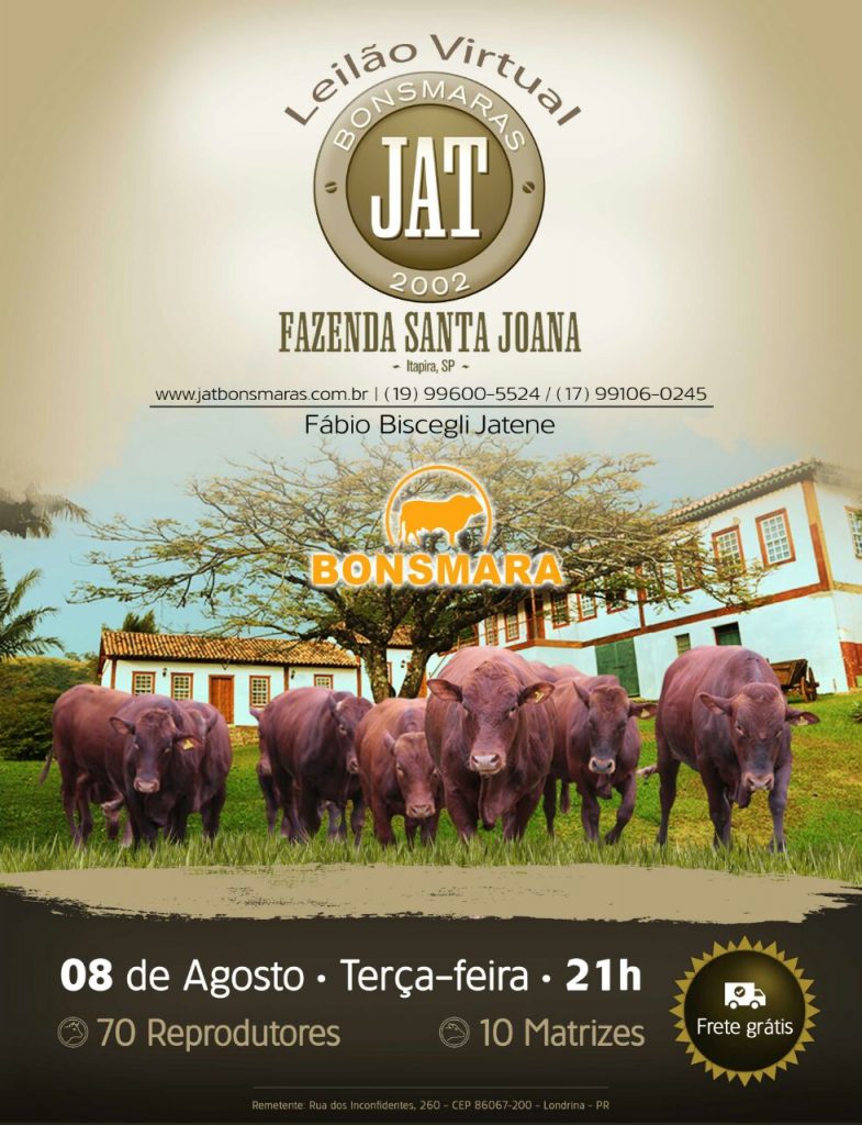 Criatório JAT BONSMARAS – Fazenda Santa Joana